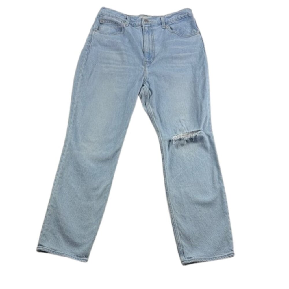 Levi's 70’s High Slim Straight Jeans – Size 31 – Distressed Light Wash